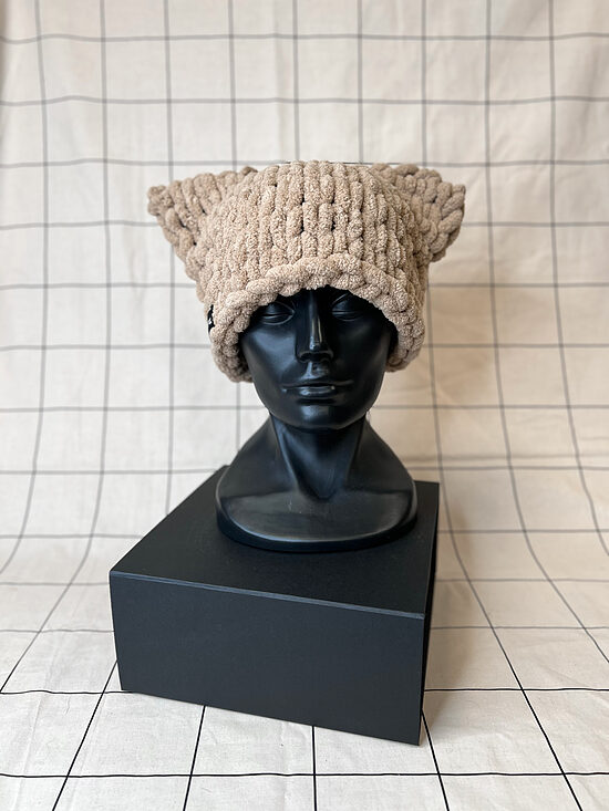 Baby PUFFY CAT hats