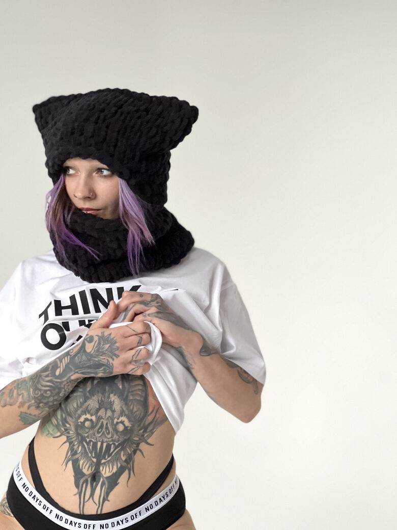 PUFFY BALACLAVA cat | more color