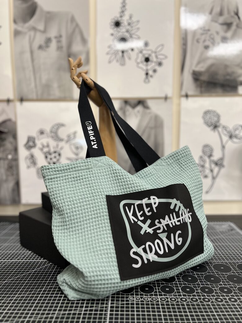 COTTON XL BAG / mint