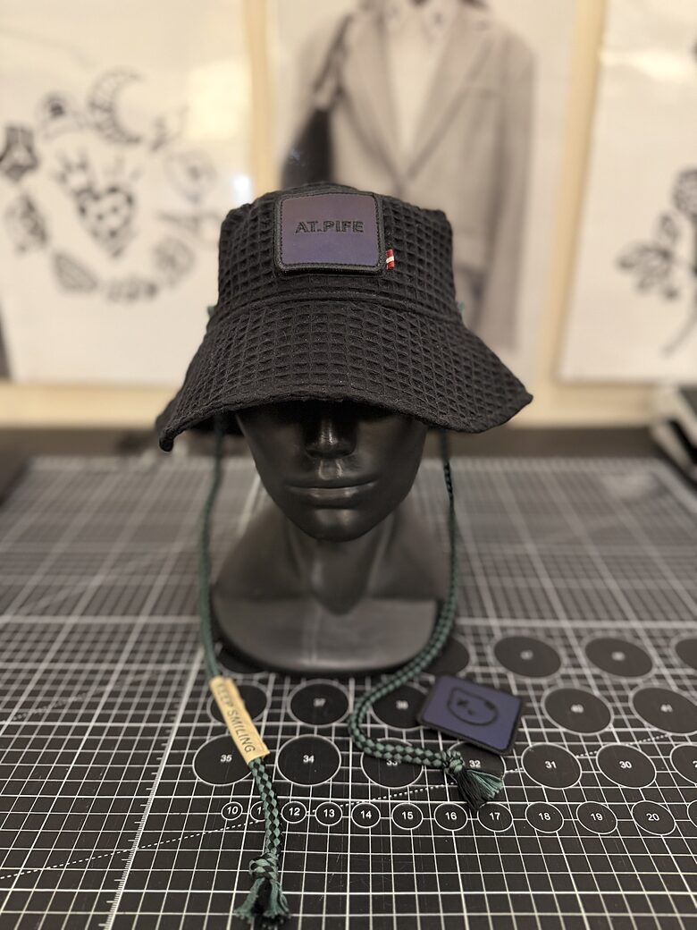 Kids COTTON BUCKET HAT / black (XS)