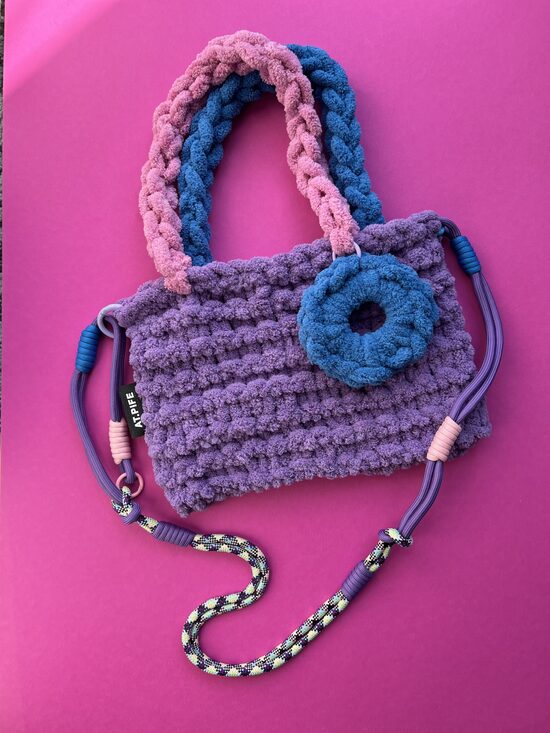 PUFFY handbag | violet