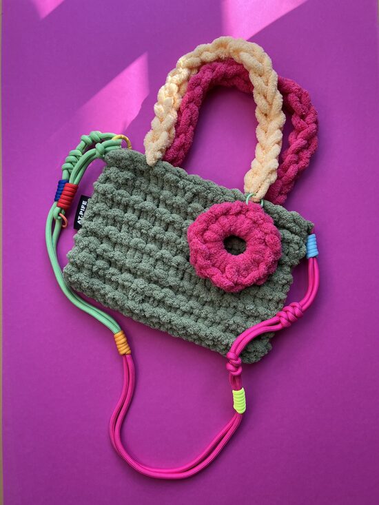 PUFFY handbag | olive green