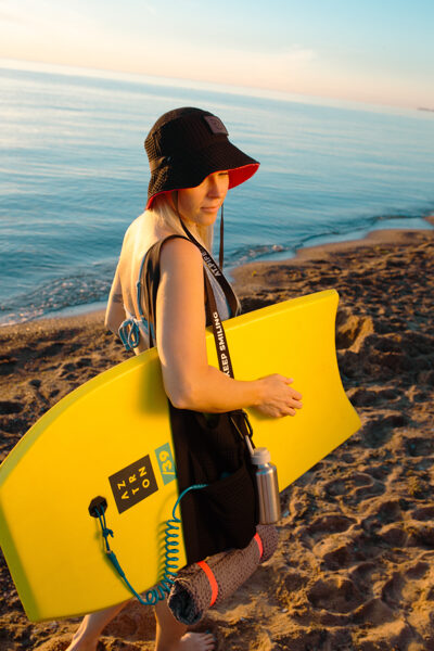 New! COTTON BUCKET HAT / black