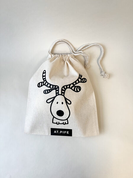 Cotton GIFT BAG / Rudolph moose