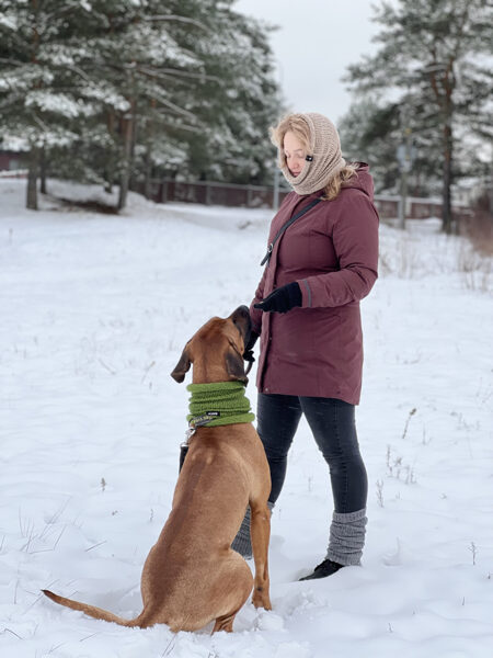 Knitted alpaca-wool PETS TUBE SCARF