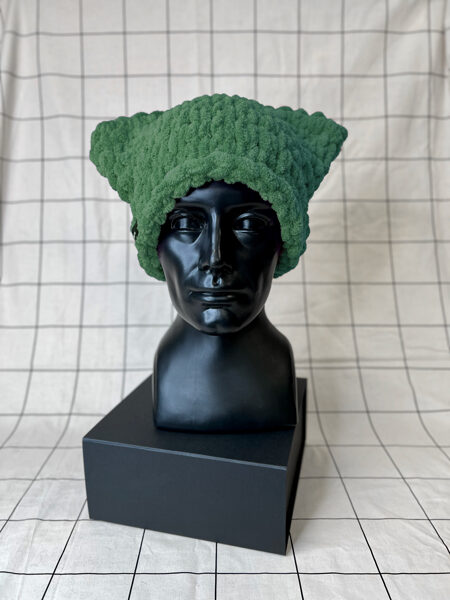 PUFFY CAT hat | Green IN STOCK