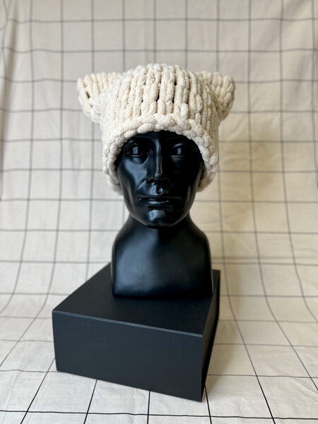 PUFFY CAT hat | Ecru IN STOCK